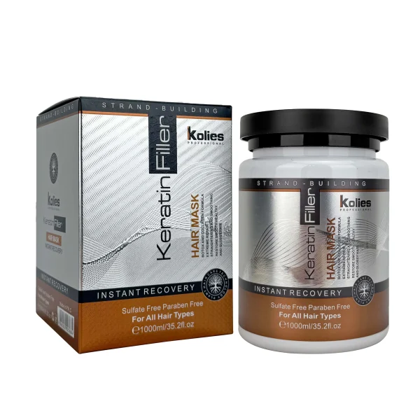 Original ALAPIEX Keratin Biotin Collagen Hair Mask 1000ml Deep Conditioning Hair Repair Treatment for Stop Breakage - Image 6