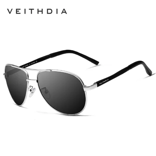 2023 Fashion Men's Pilot Polarized Sunglasses Men Sun Glasses Alloy Frame Driving Glasses VEITHDIA 1306 - Image 5