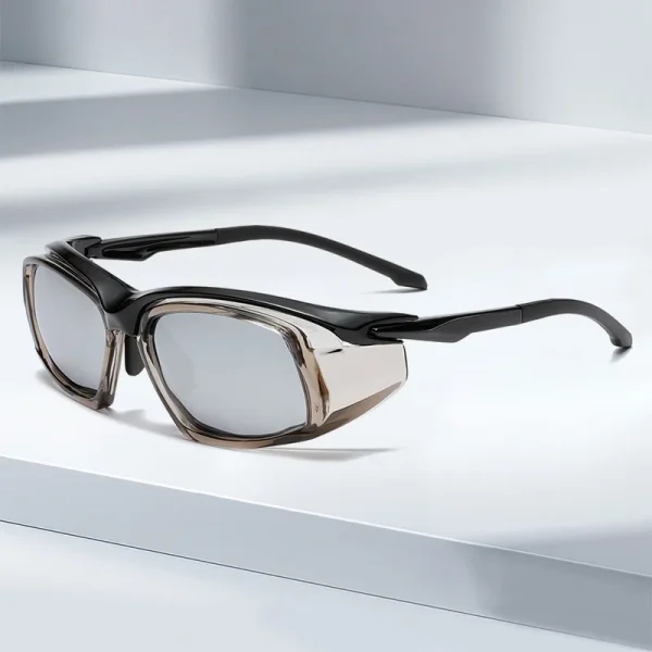 Lmamba 660 Custom TR90 Sports Running Sun Glasses Men Mountaineering Wind Sand TR90 Polarized Safety Sunglasses - Image 4
