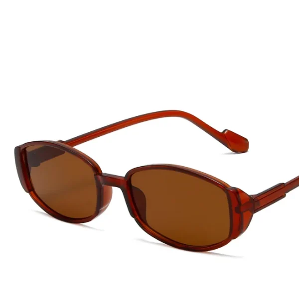 Oval Frame Sunglasses for Women and Men Retro Design Outdoor Sun Glasses Trendy Candy Color Eyewear - Image 5