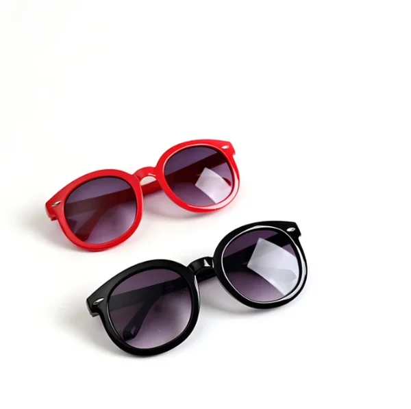 Wholesale Fashion Design Children Sunglasses Kids Round Frame Sun Glasses UV protection Trend Shades for Boys and Girls - Image 3