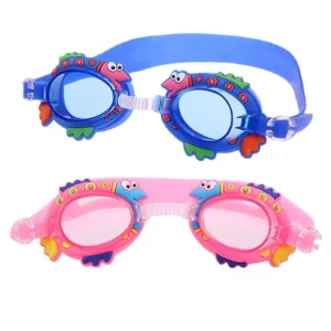 2022 High Quality Cute Cartoon Swim Goggles Anti Fog Kids Diving Surfing Goggles Reduce Glare Child Swimming Goggle