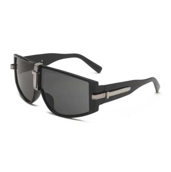 Oversized Transparent Sunglasses for Women Square Big Windproof Men's Driving Sun Glasses Fashion Shades - Image 5