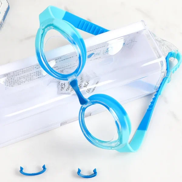 2025 China YIWU Wholesale Adjustable Strap Prescription Dive Swimming Goggles for Children Kids with Box - Image 3