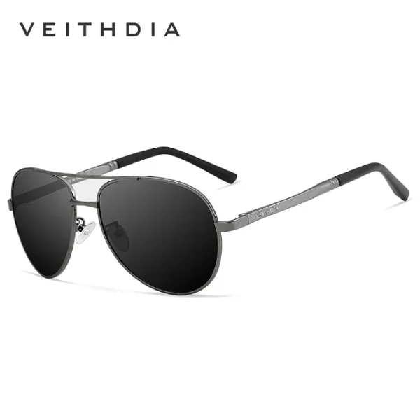 2023 Fashion Men's Pilot Polarized Sunglasses Men Sun Glasses Alloy Frame Driving Glasses VEITHDIA 1306 - Image 3