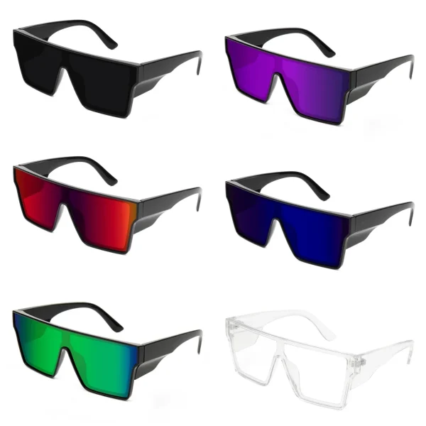 LMA 3408 Popular Pink Mirror Shades AS NZS 1337.1 Women Men Custom Logo Oversize INS Safety Sunglasses UV400 High Quality - Image 5