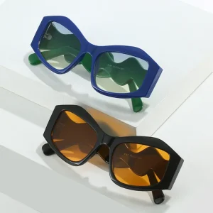 Men and Women Outdoor Vacation Sunglasses Fashion Irregular Frame Sun Glasses Beach Party Decoration Eyewear