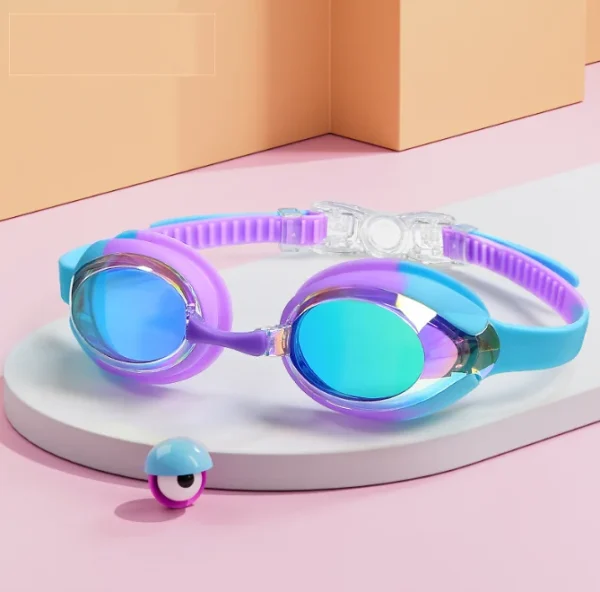 Children's Swimming Goggles Waterproof and Anti Fog Child Swim Goggles Leakproof Design Custom logo Anti-UV clear Vision Goggles - Image 3
