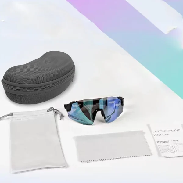 LMA Professional Brand Riding Glasses Transparent Purple TR Frame Photochromic Lens Sports Goggles Box ANSI Z87.1 Sunglasses - Image 4