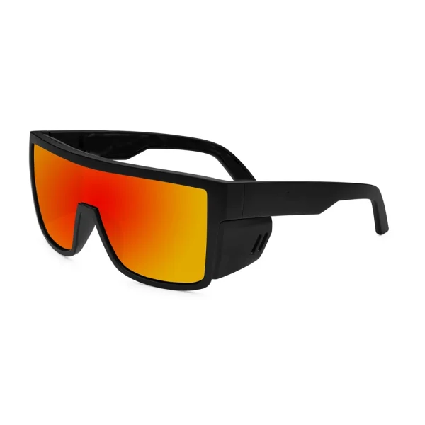 Lmamba Luxury Brand Designer Z87 Safety Sunglasses Custom Logo Wholesale Oversized Shield Mirror Sunglasses Men Women - Image 4