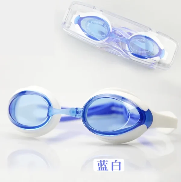 High Quality Swim Goggles Anti-fog Eye protection Large Frame Goggles Comfortable Silicone Ear Plugs Swimming Goggles for Kids - Image 4