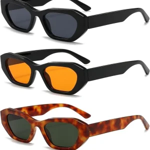 Small Frame Sunglasses for Women and Men Rectangle Punk Shades UV400 Fashion Design Outdoor Summer Eyewear