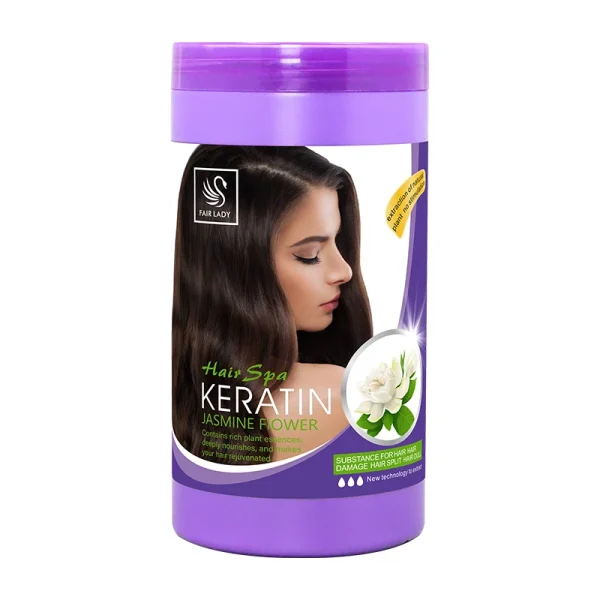 Private Label Nourish Damaged Hair Repair Smooth Hair Spa Moisturizing Salon Keratin 1000ml Hair Mask - Image 5