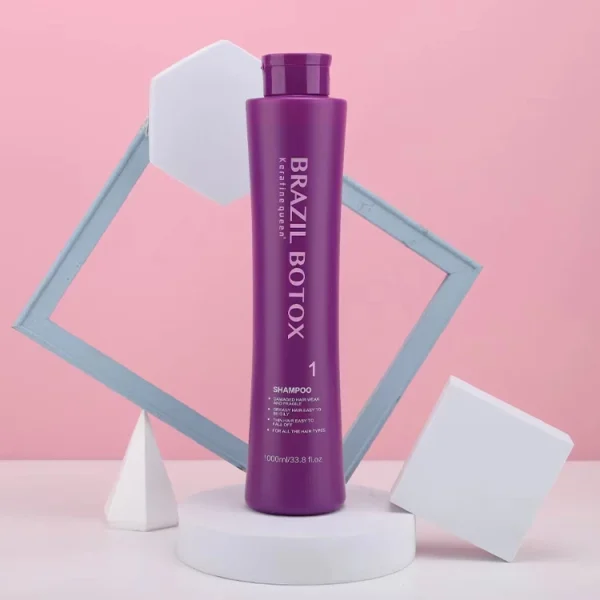 0% Formaldehyde Professional Salon Brazilian Blowout Frizz Control Keratin Treatment Cream for Straightening Hair - Image 3