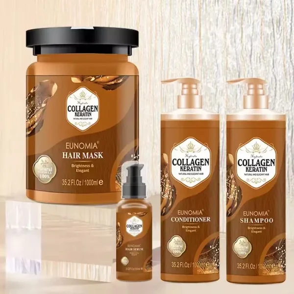 Collagen Hair Repair Treatment Sets Hair Care Shampoo and Conditioner for Hair Smoothing Products - Image 5