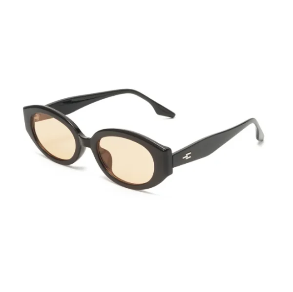 Retro Oval Sunglasses for Women 90s Fashion Sun Glasses Trendy Oval Shades UV400 Protection Eyewear - Image 4