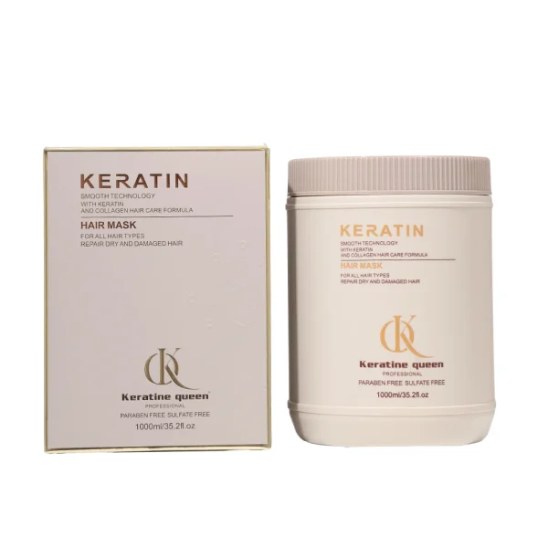 Private Label Organic Keratin Hair Shampoo and Conditioner Set Sulfate-Free Anti-Dandruff Repairing Cream Shampoo for Daily Use - Image 5