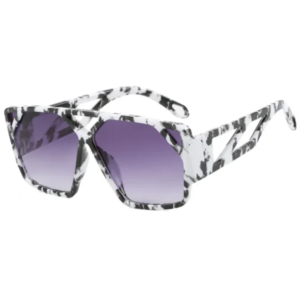 Fashion Female Square Sunglasses for Women Oversized Fashion Shades Trend Design Sun Glasses UV400 Eyewear Wholesale - Image 2
