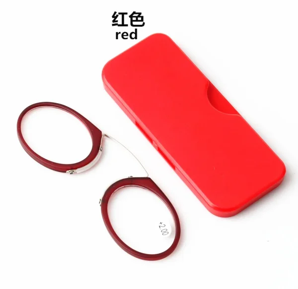 LMA 991 Hot Selling Man Nose Clip Ultra-thin Card Eyewear Portable Women Attached Phones Mini Travel 2024 Reading Glasses - Image 6