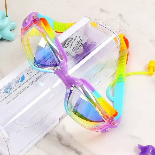 2025 China YIWU Wholesale Affordable High Quality Eco Swim Training Goggles for Children Kids - Image 3