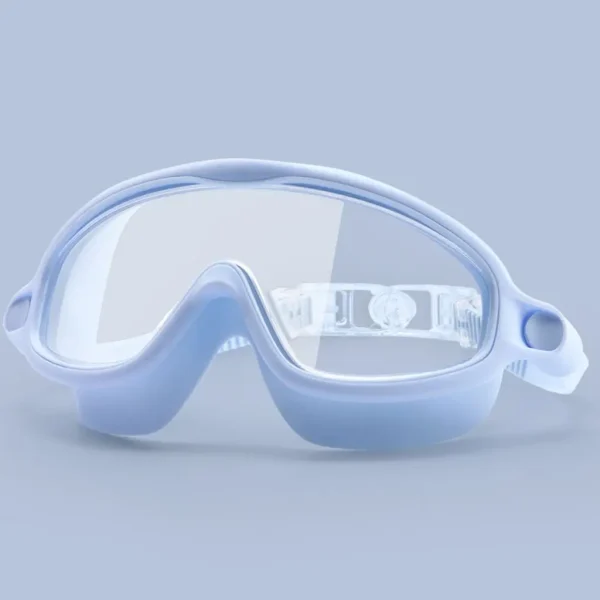 Swimming Glasses Wide View Frame Eyewear Anti Scratch Colorful Anti UV Mirrored Swimming Goggles for Kids 3-15 - Image 5