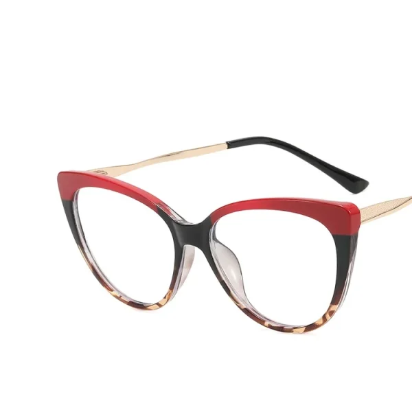 Lmamba Cat Eye Blue Light Blocking Computer Glasses Anti Blue Optical Eyeglasses Frames Reading Glasses - Image 5