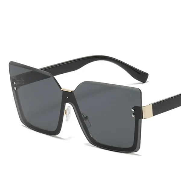 2024 New Arrival Square Rimless Sunglasses Women Oversized Fashion Sunglasses 2024 Lentes De Sol - Image 2