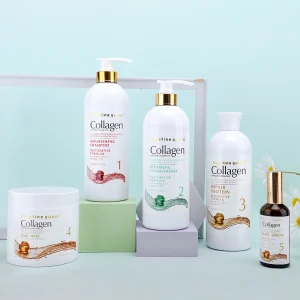Private Label 800ml Collagen Complex Essence Hair Care Set Shampoo Conditioner for Hair Repair