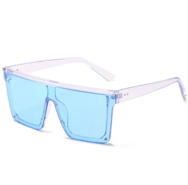 Sunglass Custom logo Sports Eyewear Big Frame Fashion Black Gafasquare Sunglasses for Men - Image 2