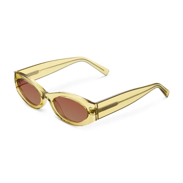LMA Retro Brand Big Square Custom Logo Thick Transparent Classic Shades Women Men High Quality Gradient Brown Acetate Sunglasses - Image 2