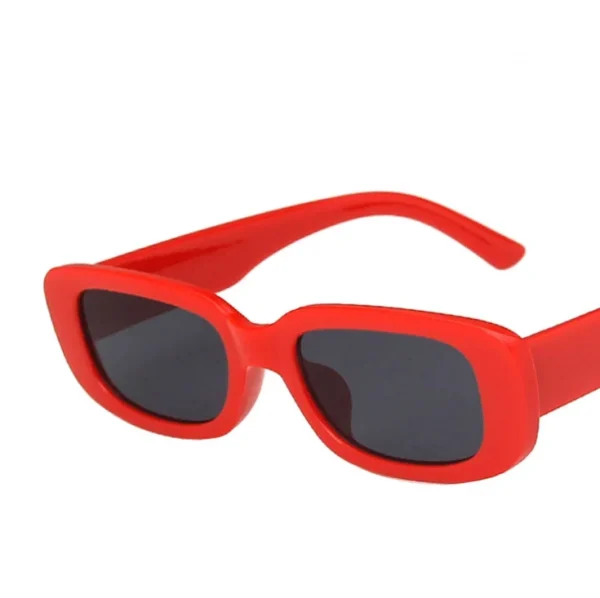 Small Rectangle Sun Glasses Retro Driving Eyeglasses Vintage Narrow Frame Square Sunglasses Unisex Frame Eyewear - Image 2