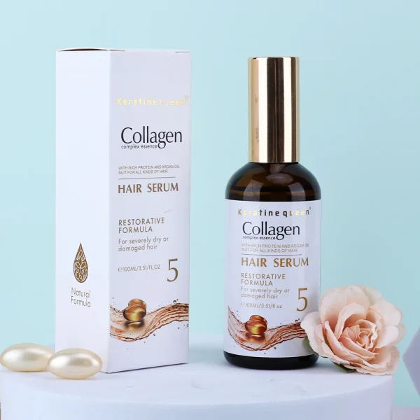 Wholesale Factory Collagen Complex Essence Nourishing Shampoo Conditioner Sets Protein Hair Mask for Dry and Damaged Hair - Image 5