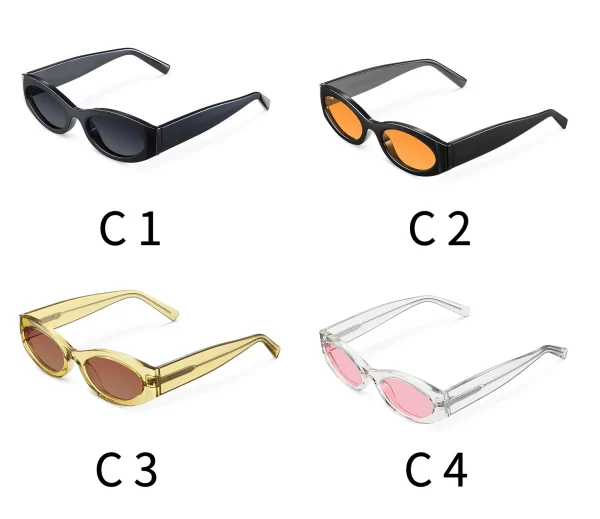 LMA Retro Brand Big Square Custom Logo Thick Transparent Classic Shades Women Men High Quality Gradient Brown Acetate Sunglasses - Image 6