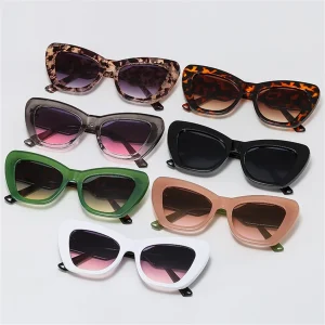 Big Frame Cat Eye Glasses Big Frame Women Trending Color Personality Fashion Oversized Leopard Eyeglass UV400