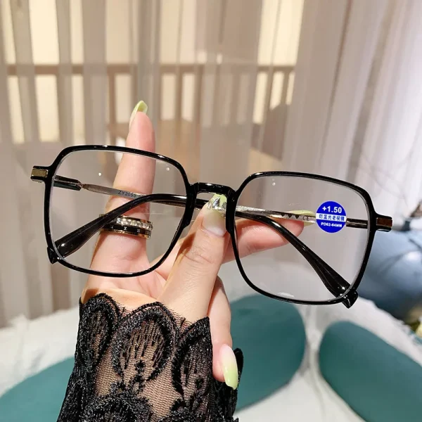 2055 Anti-blue Light Reading Glasses Fashionable Young Reading Eyeglasses High Definition Large Frame Reading Glasses 2023