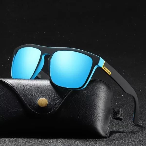 New Colorful Sports Polarized Sunglasses Square Frame Sun Glasses Outdoor Driving Sunglass for Men UV400