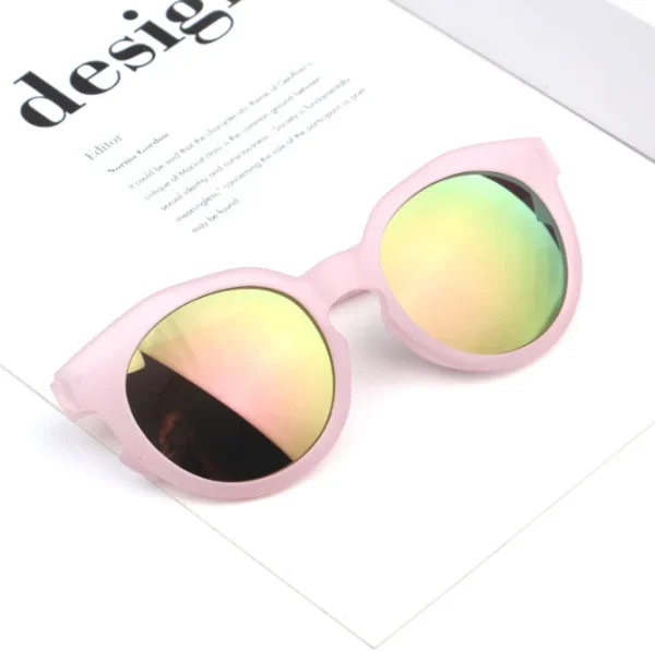 Fashion Design Kids Sunglasses Small Round Color Lens Sun Glasses for Children UV Protection Baby Eyewear Girls Boys - Image 5