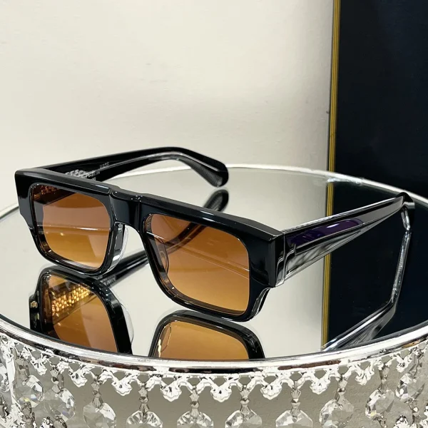 LMA Luxury Brand Custom Shades Square Oversize Purple Designer Women High Quality Men Polarized Acetate Handmade Sunglasses - Image 4