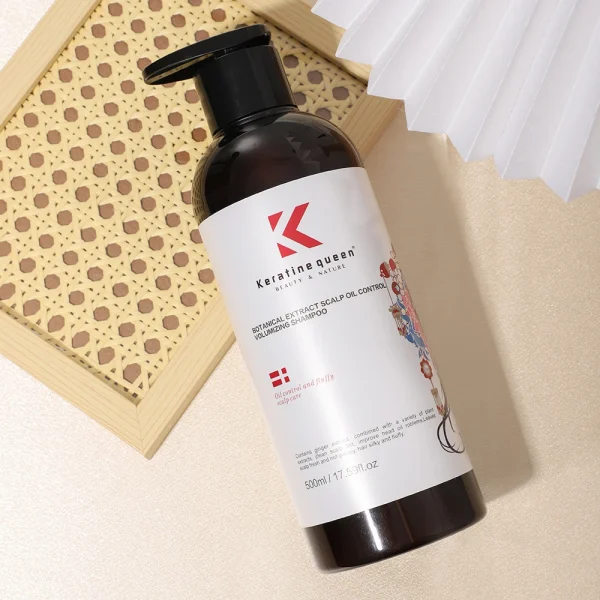 Private Label Organic Fast-Growing Ginger Shampoo Vegan Ingredient Anti-Hair Loss Formula Moisturizing Shampoo - Image 4