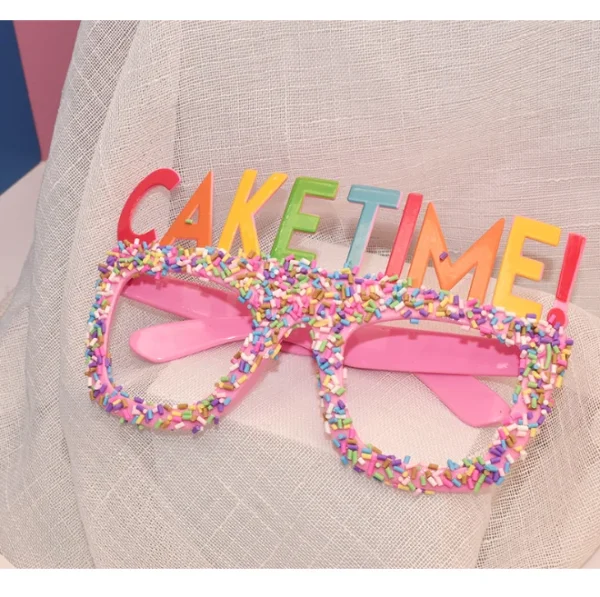 Happy Birthday Sun Glasses Cake Time Birthday Frame Glasses Funny Novelty Plastic Glasses Stylish Birthday Party Eyeglasses - Image 5