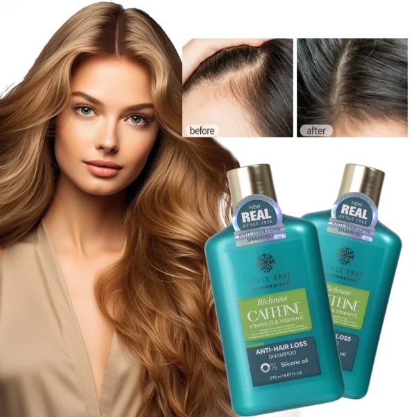 OEM Factory Private Label Wholesale Nourishing Sulfate Free Natural Keratin Organic Hair Care Anti Hair Loss Hair Growth Shampoo - Image 3