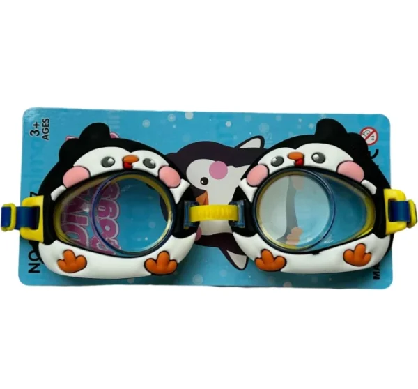 2025 Kids Children's Waterproof  Cartoon Animal Shark Fish Cat Rabbit Penguin Mermaid Swimming Goggles - Image 5