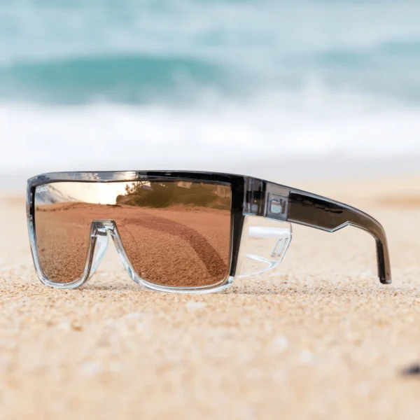 LMA 3411 New Arrival Sports AS/NZS1337.1 Safety Sunglasses High Quality Custom Shades Shield Frame Oversized Mirror Red Goggles - Image 2