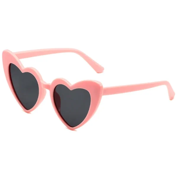 Heart Shaped Sunglasses for Women 2024 Fashion Love Heart Sun Glasses UV400 Eyewear Custom Logo Shades - Image 4