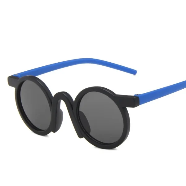 2023428 Custom Toddler Shades Sun Glasses Colorful Matt Round Sunglasses Baby Cute Kids Sunglasses 2023 - Image 5