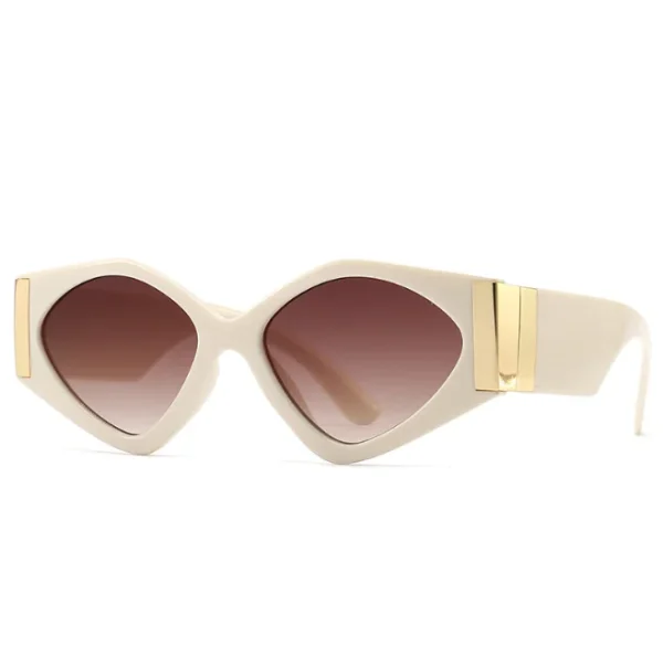 2024 Cat Eye Sunglasses Women Punk Style Big Frame Sun Glasses Fashion Design Custom Logo Eyewear UV400 - Image 4