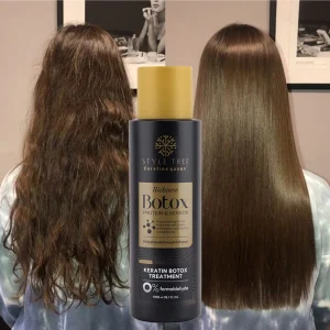 Formaldehyde Free Keratin Smoothing Treatment Blowout Straightening System for Dry and Damaged Hair