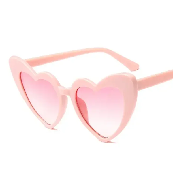 Heart Sunglasses for Women Trendy Cat Eye Love Shaped Sunglasses Vintage Lovely Retro Cute Sun Glasses Custom Logo - Image 6