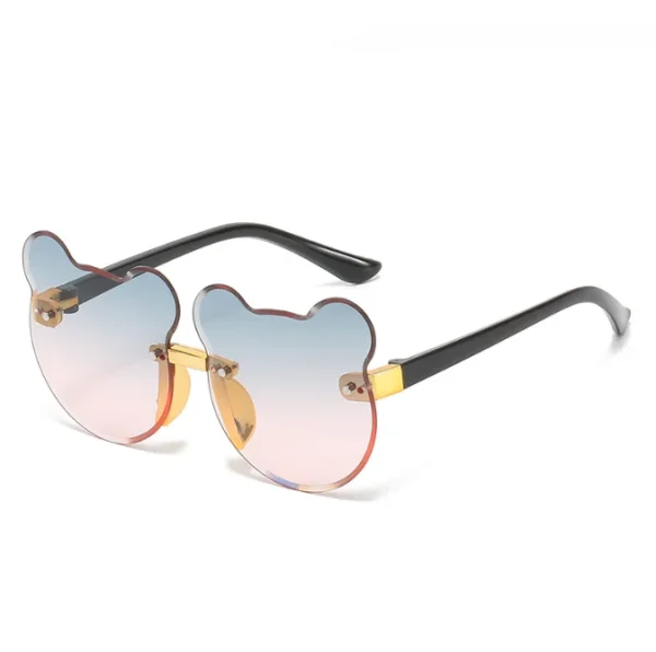 Cute Kids Little Bear Shape Cartoon Sunglasses Gradient UV 400 Protection Baby Sunglasses for Toddler Girls Boys 2024 - Image 5