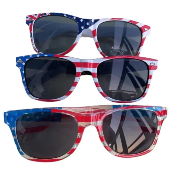 2025 Wholesale Promotional American National Flag Stickers the Union Jack England Flag Party Sun Glasses Sunglasses - Image 5